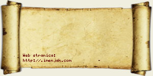 Olga Rajović vizit kartica